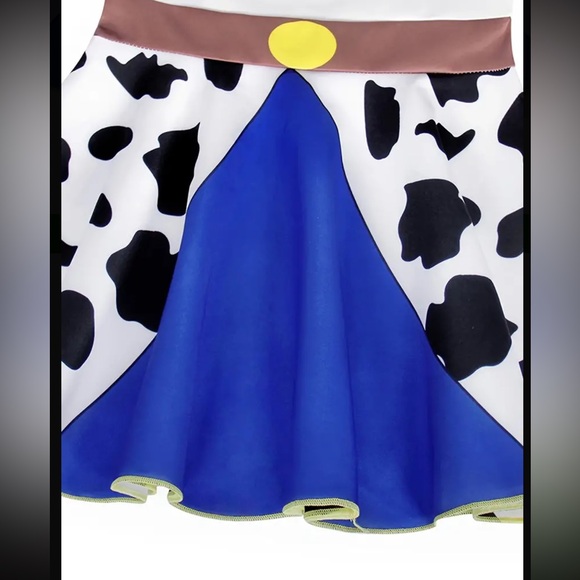 Girls Halloween Jessie Toy Story Flutter Sleeve Dress - Picture 4 of 5